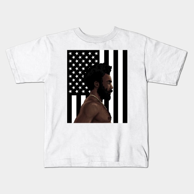 Childish Gambino - This Is America Kids T-Shirt by huckblade